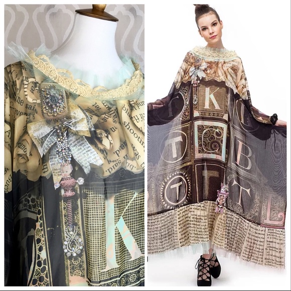 *TAKING DOWN* Angel Dust 3D Illusion Shawl Dress - Picture 2 of 8